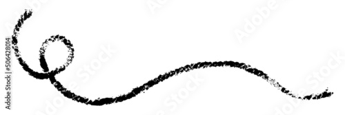 Schwarzes Tau Schlaufe Stempel