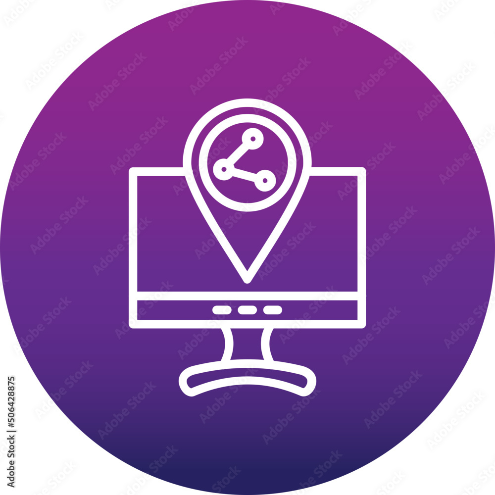 Share Location Icon Share Location Icon