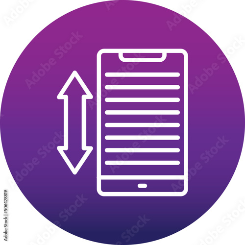 Scrolling Icon 