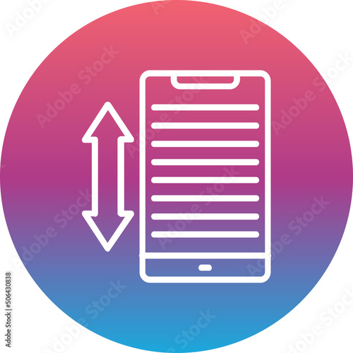 Scrolling Icon 