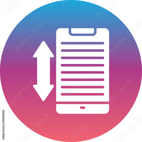 Scrolling Icon 