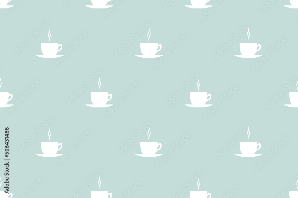 Seamless pattern on the theme of coffee. Seamless pattern on the theme of coffee.