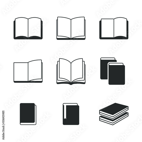 book icon on white background