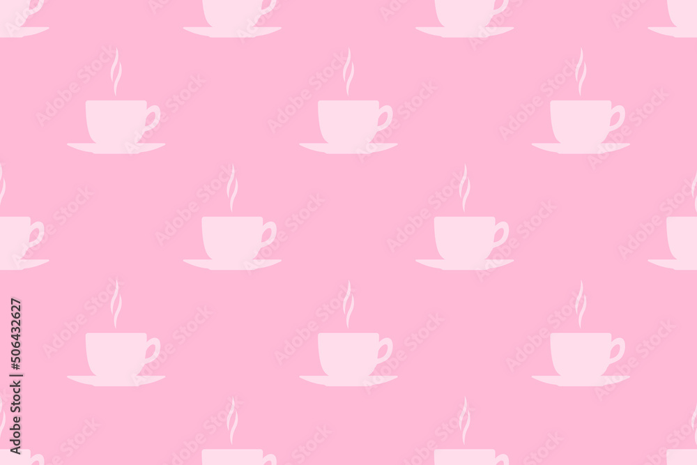 Seamless pattern on the theme of coffee. Seamless pattern on the theme of coffee.