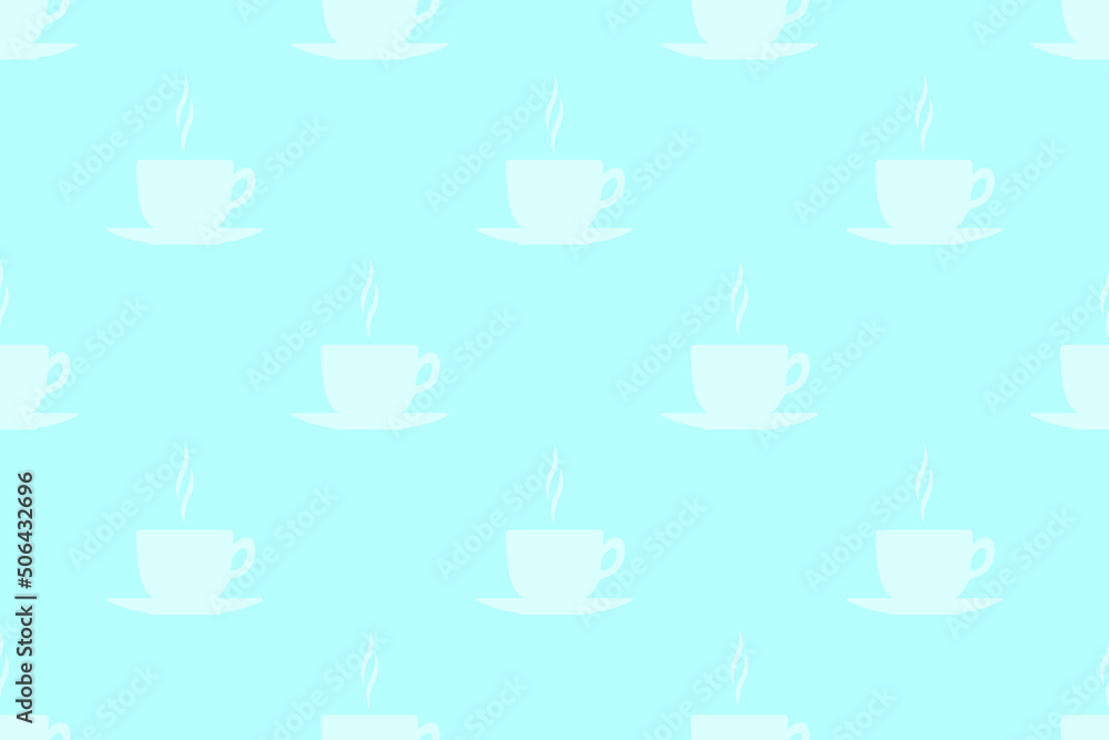 Seamless pattern on the theme of coffee. Seamless pattern on the theme of coffee.
