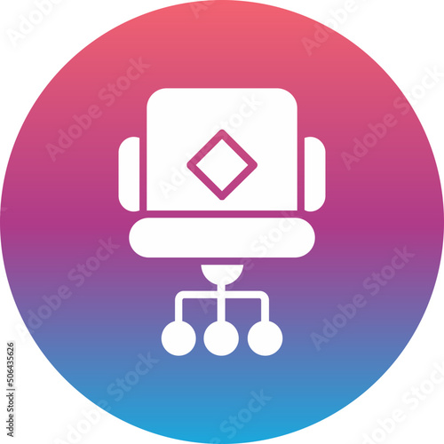 Desk Chair Icon 