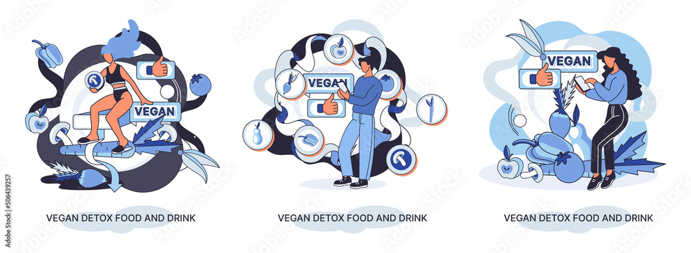 Fototapeta premium Fitness lifestyle nutrition metaphor. Healthy detox vegan food and drink diet for slimming. Fresh organic vegetable vitamin natural eating, vegetarian healthy antioxidant dieting, wellness nourishment