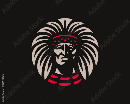 American Indian logo.
