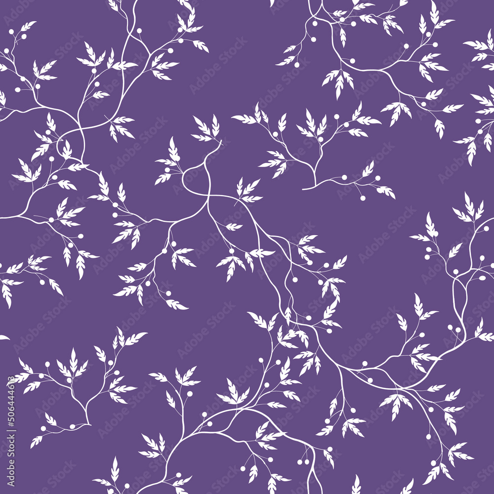 seamless pattern of branches and leaves seamless pattern of branches and leaves