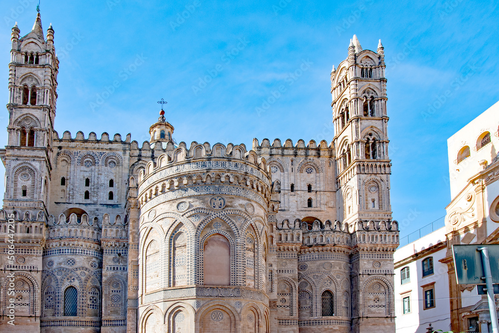 The Cathedral of Maria Santissima Assunta in Palermo, Italy
