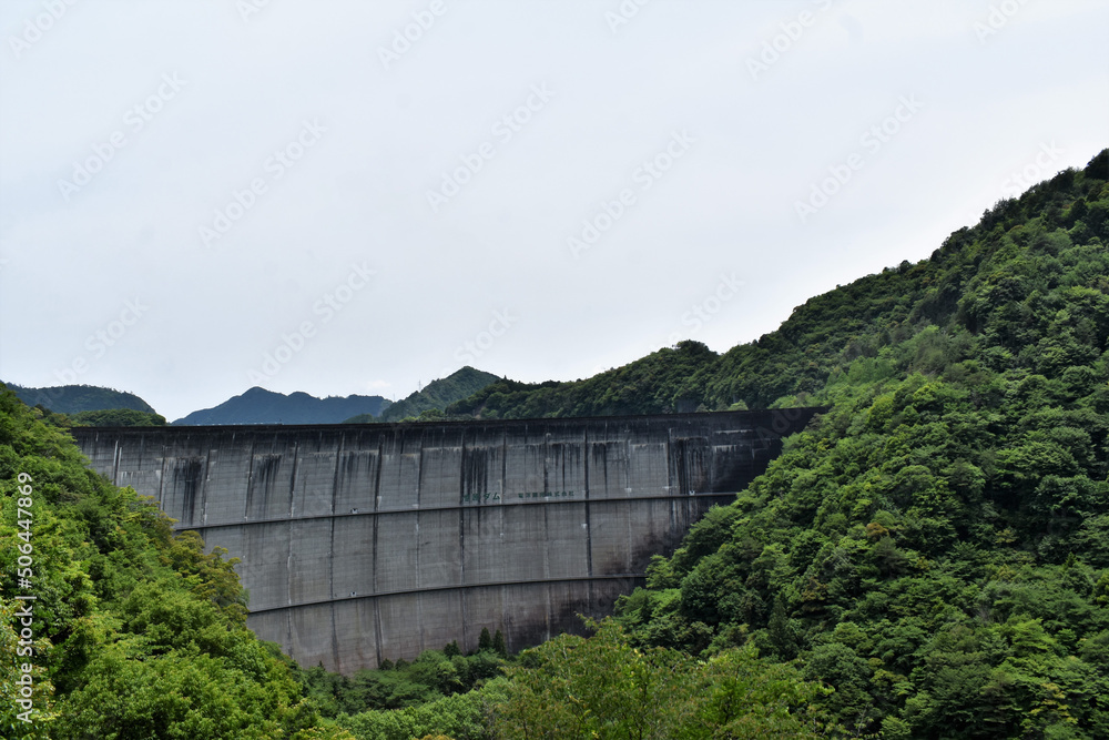 ダム,奈良県,日本の風景,湖,河川
