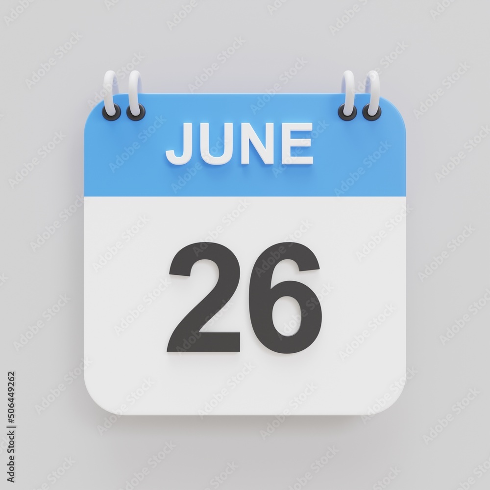 3d rendering of calendar icon 3d rendering of calendar icon