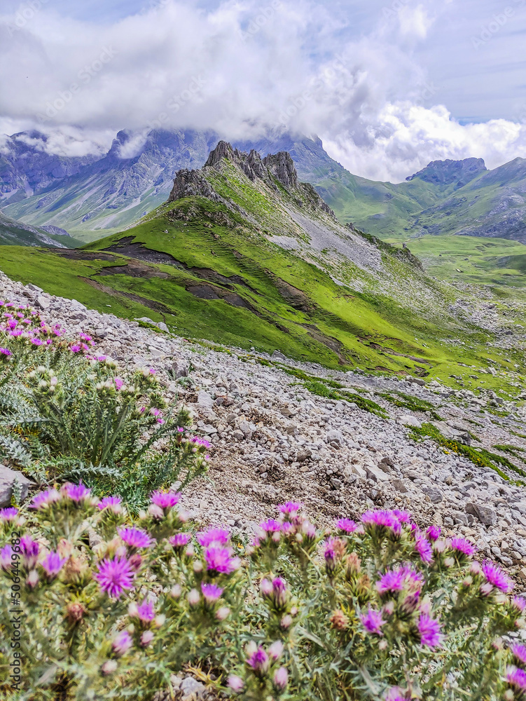 Fototapeta premium Montanha Picos da Europa, Cordilheira Cantábrica | Espanha