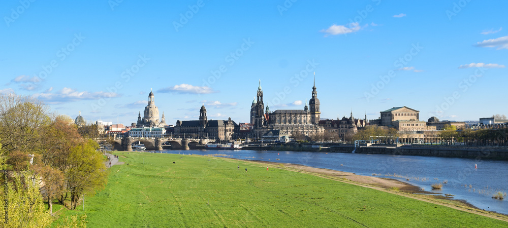 Panorama of Dresden. Dresden the city in a Germany