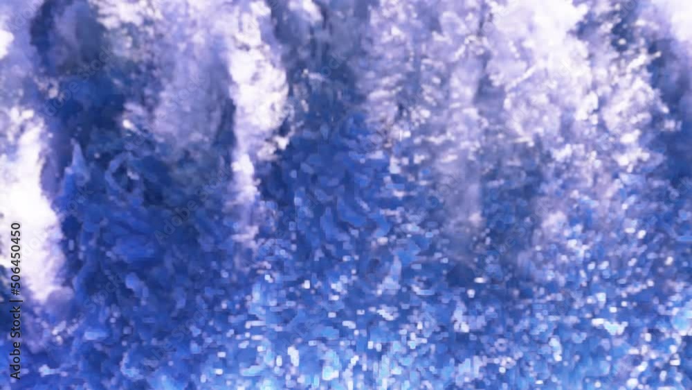 3d animation of Abstract Sea Particles 3d animation of Abstract Sea Particles