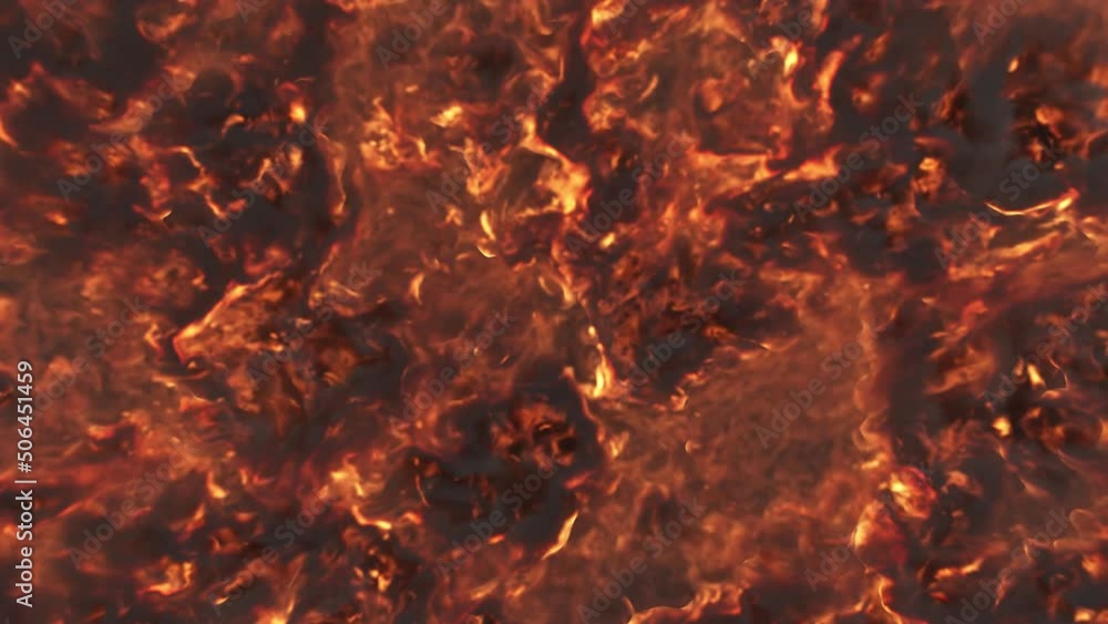 3d animation of Hell Fire 3d animation of Hell Fire