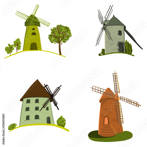 Mills wind nature Netherland windmills energy ecology 