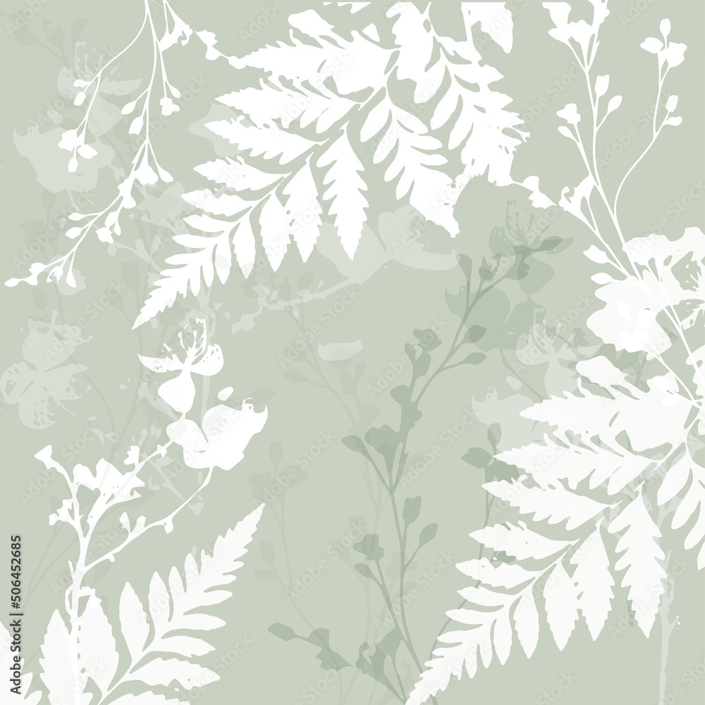 Delicate vector pattern with wild flowers Delicate vector pattern with wild flowers