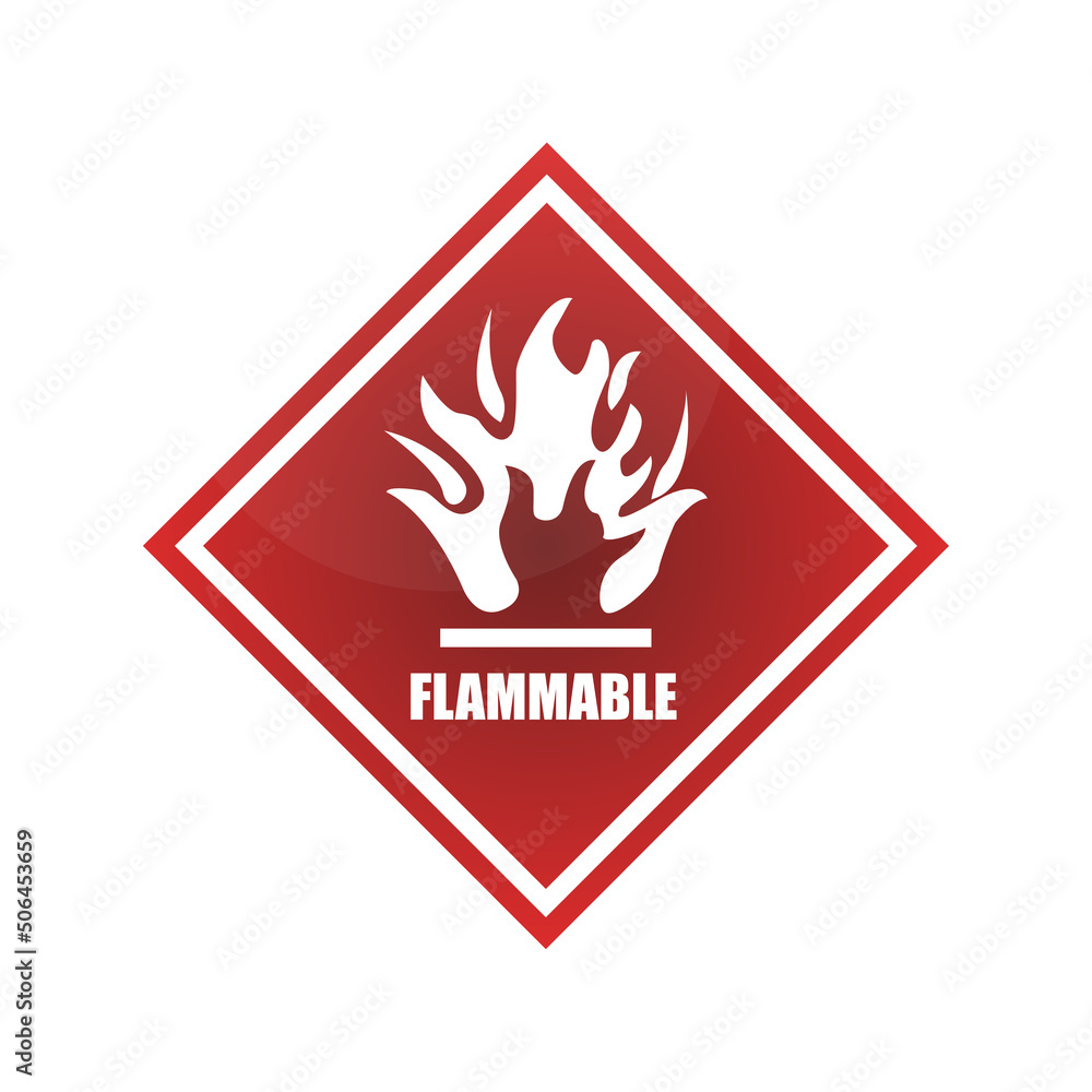 fire hazard warning icon, vector illustration fire hazard warning icon, vector illustration