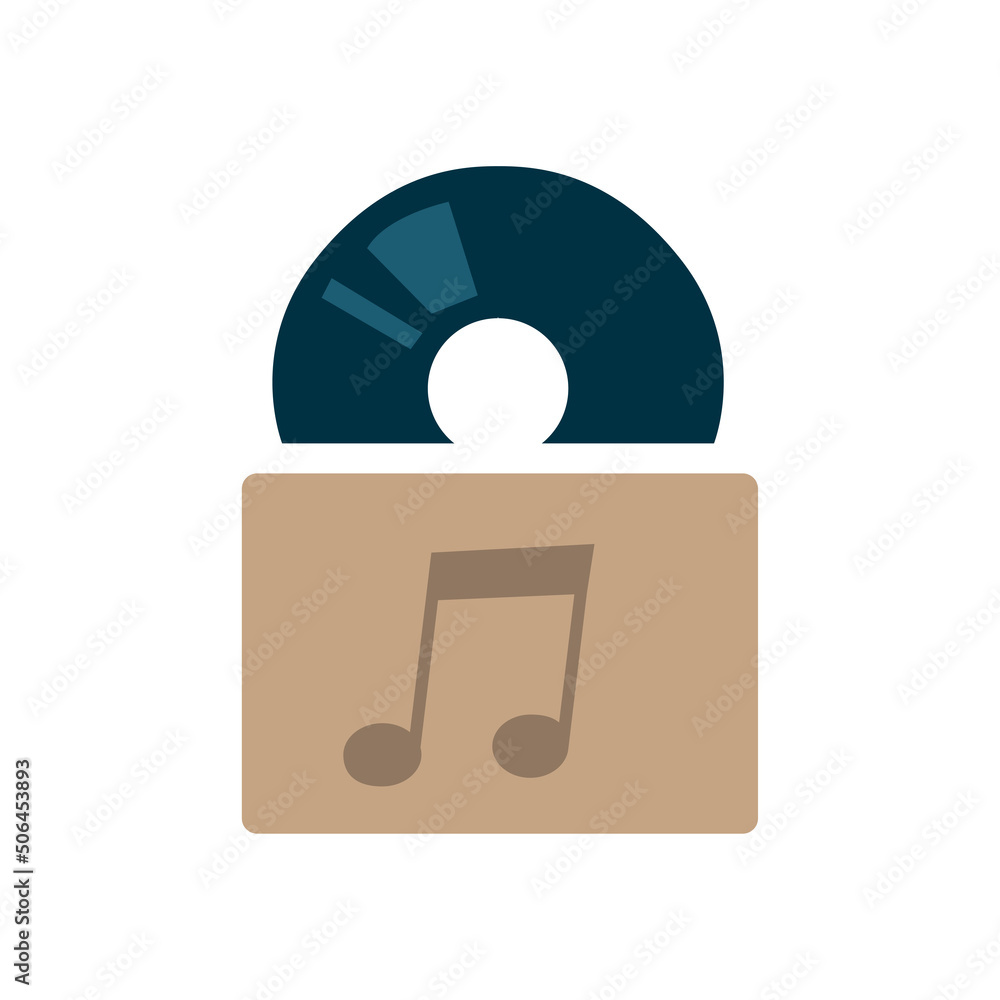 vinyl record icon on a white background, vector illustration vinyl record icon on a white background, vector illustration