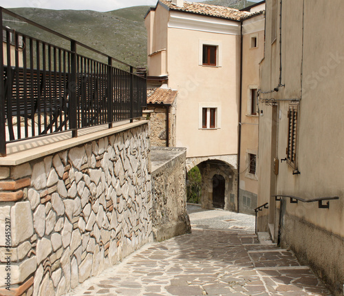 Ancient street in Cocullo, Abruzzo