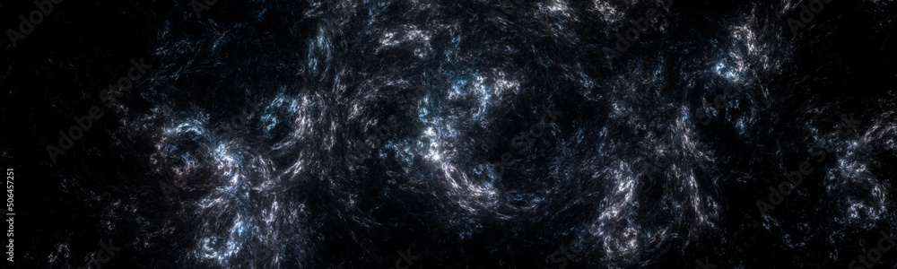 Obraz premium Banner Star field background . Starry outer space background texture . Colorful Starry Night Sky Outer Space background. 3D illustration