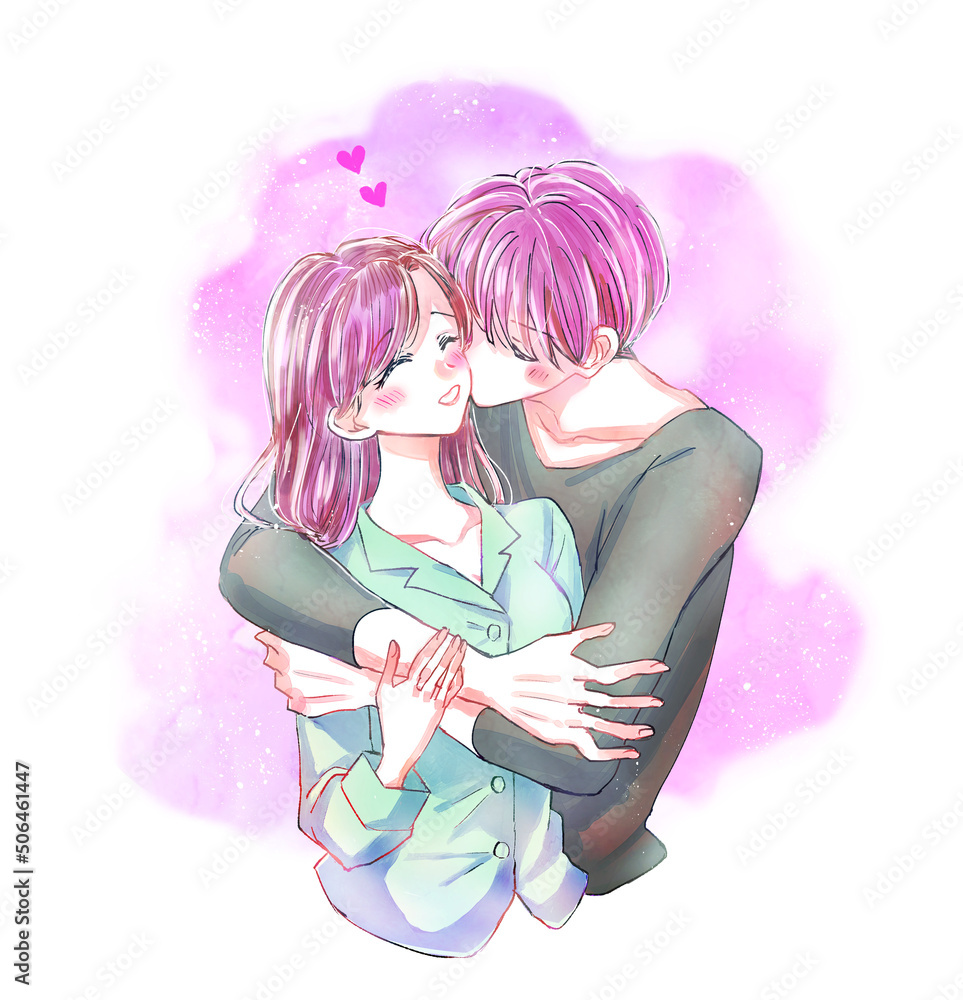 いちゃいちゃする男女