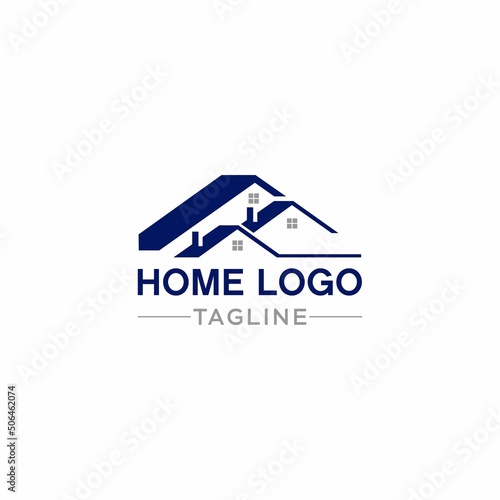 modern home logo design