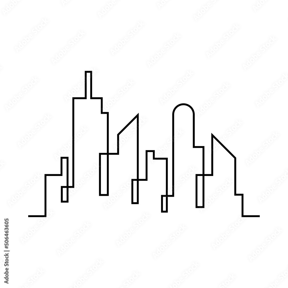 modern city skyline design vector modern city skyline design vector