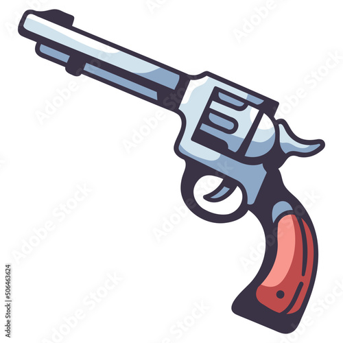 revolver gun icon