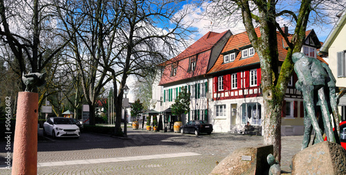 Cityscape of Haslach im Kinzigtal, Germany photo