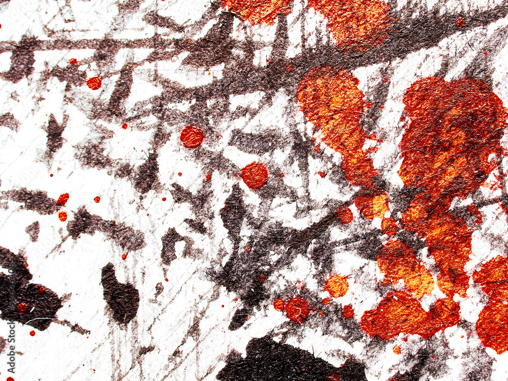 Fototapeta premium patterns Abstract grunge texture or background wall. white and red end black. You can apply for backdrop, concrete dirty, cement texture and everything about grunge artwork design