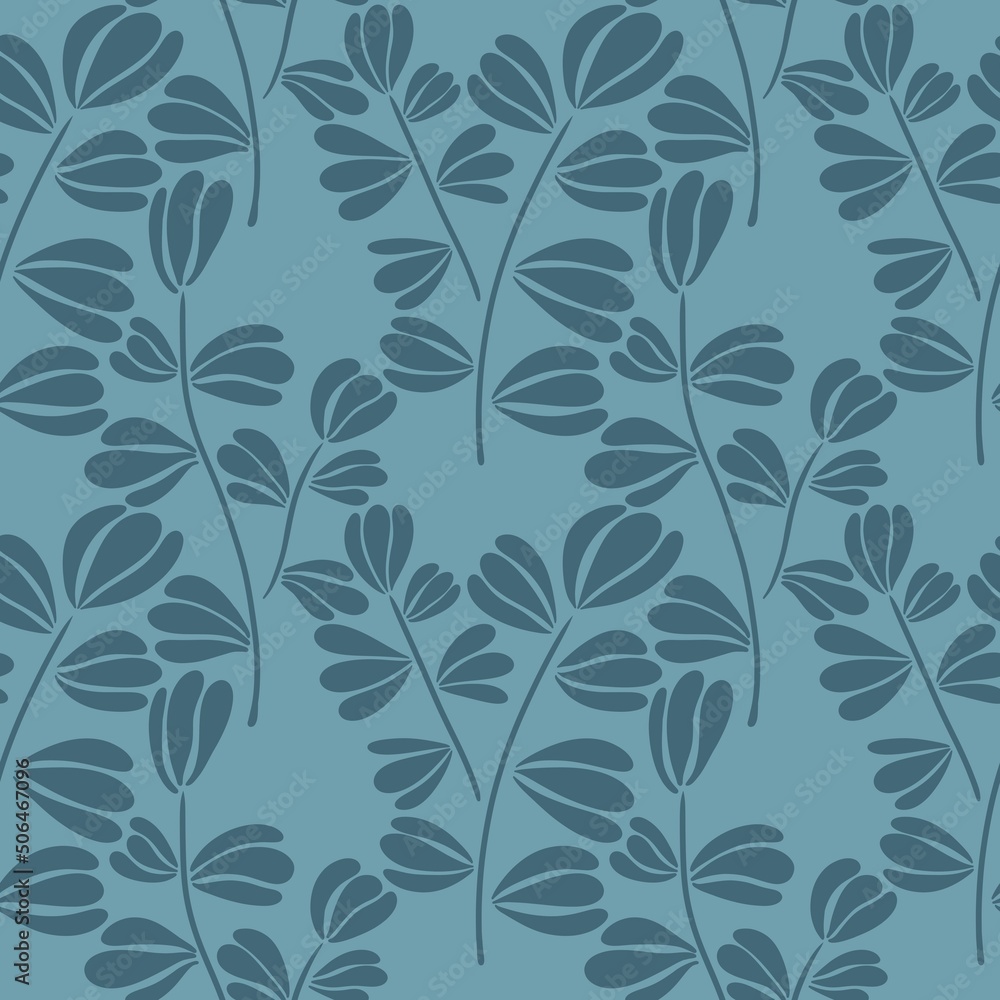 Summer floral seamless coloured leaves pattern for fabrics and packaging and linens and kids and wrapping paper Summer floral seamless coloured leaves pattern for fabrics and packaging and linens and kids and wrapping paper