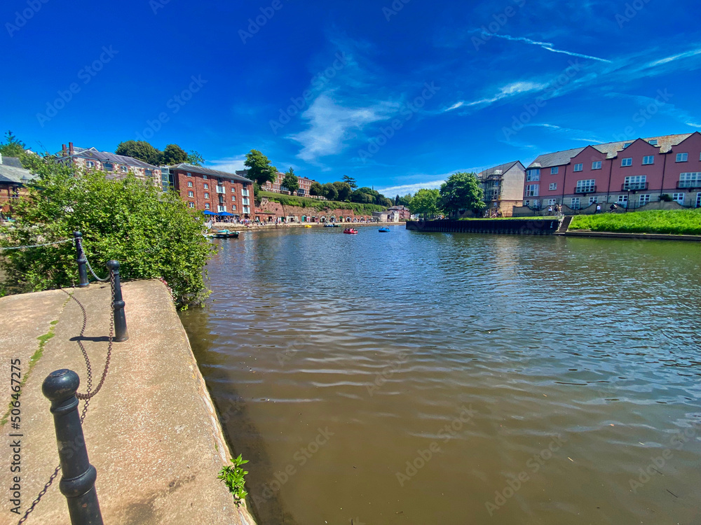 Naklejka premium Exeter Quay in Devon, UK