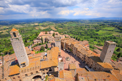San Gimignano, Toscane, Italie