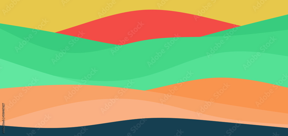 Abstract background presented in multi-layer color stack Abstract background presented in multi-layer color stack