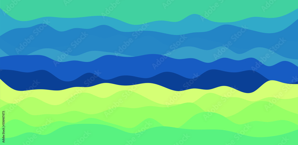 Abstract background presented in multi-layer color stack Abstract background presented in multi-layer color stack