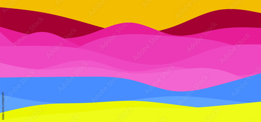 Abstract background presented in multi-layer color stack Abstract background presented in multi-layer color stack