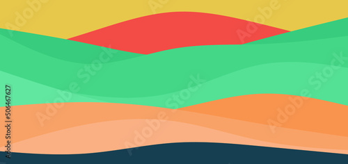 Abstract background presented in multi-layer color stack © Adikris
