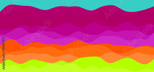 Abstract background presented in multi-layer color stack © Adikris