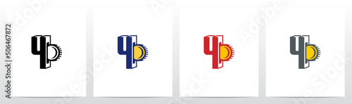 Coin Insert On Letter Logo Design Y