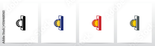 Coin Insert On Letter Logo Design I
