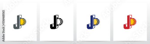 Coin Insert On Letter Logo Design J