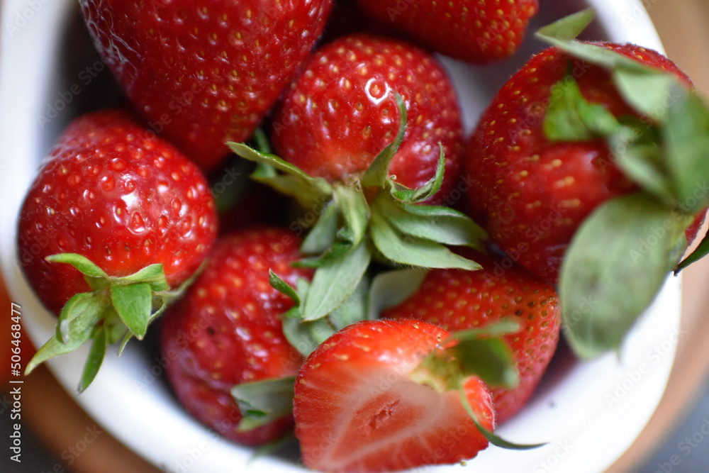 breakfast with strawberries breakfast with strawberries