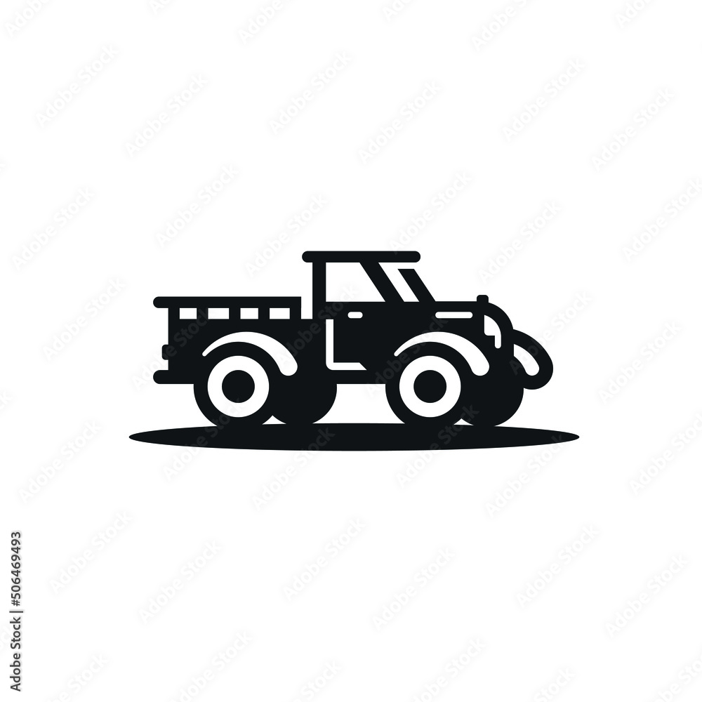 Farmer Pickup truck Sign Design. Farmer Pickup truck Sign Design.