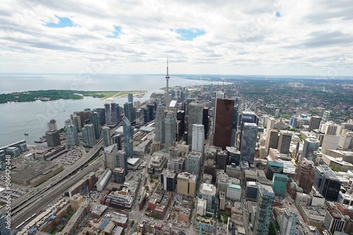 Toronto s financial district from the East photo