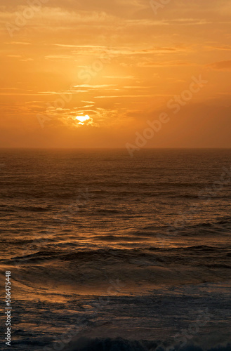 A view of the coast and Atlantic Ocean  Portugal