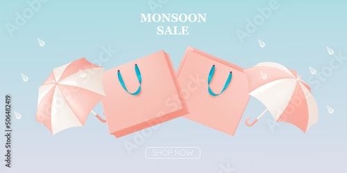 Cute umbrella for monsoon season