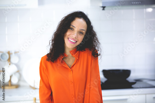 happy and smile ethnic woma...