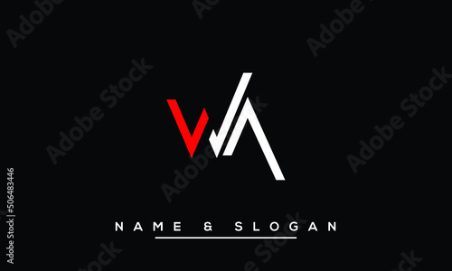 WA,  AW,  W,  A    Abstract  Letters  Logo  Monogram photo